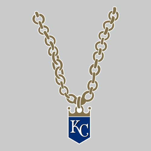 Kansas City Royals Necklace logo vinyl decal